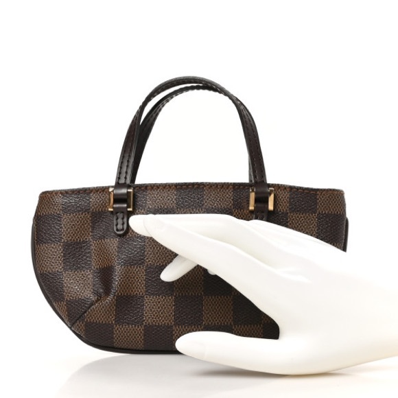 Louis Vuitton Damier Ebene Manosque GM Accessory Pouch - Picture 9 of 10